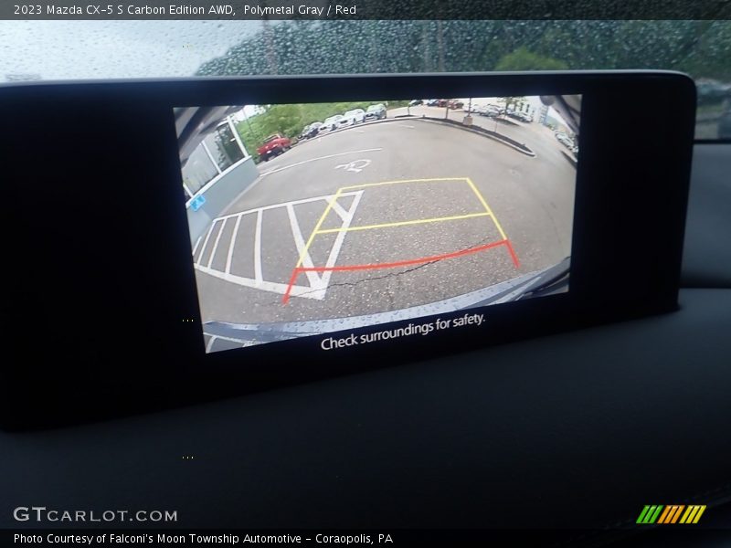 Polymetal Gray / Red 2023 Mazda CX-5 S Carbon Edition AWD