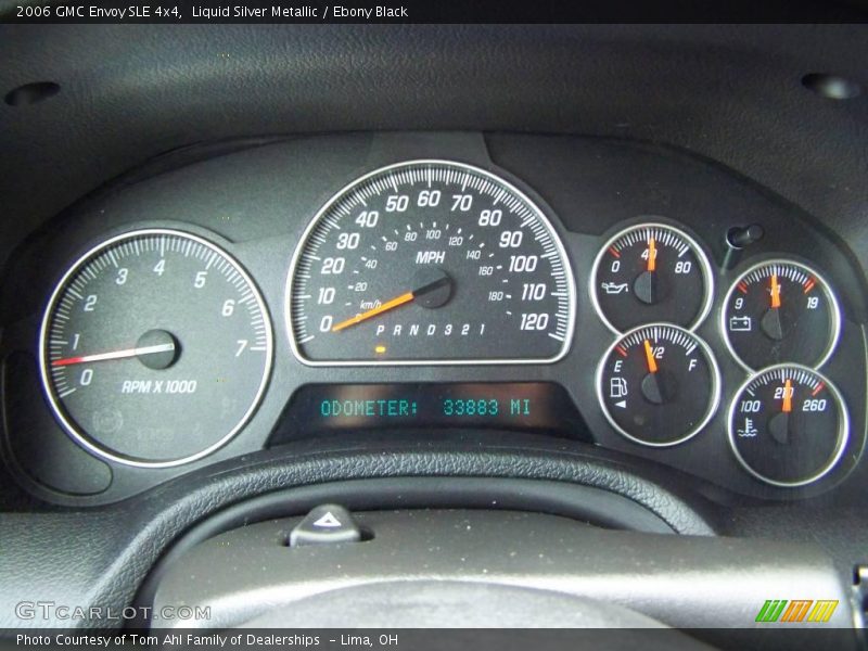 Liquid Silver Metallic / Ebony Black 2006 GMC Envoy SLE 4x4