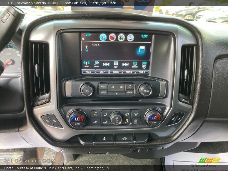 Controls of 2016 Silverado 1500 LT Crew Cab 4x4