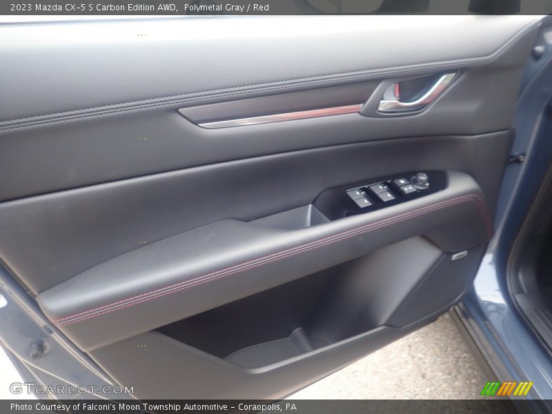 Polymetal Gray / Red 2023 Mazda CX-5 S Carbon Edition AWD