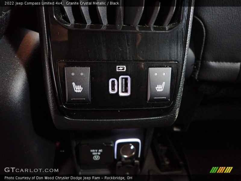 Granite Crystal Metallic / Black 2022 Jeep Compass Limited 4x4