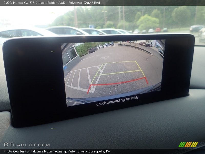 Polymetal Gray / Red 2023 Mazda CX-5 S Carbon Edition AWD