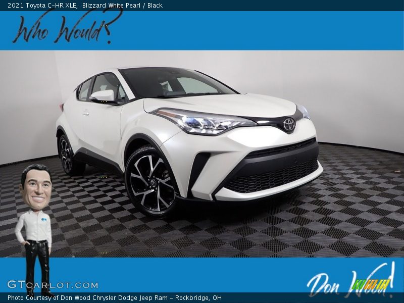 Blizzard White Pearl / Black 2021 Toyota C-HR XLE