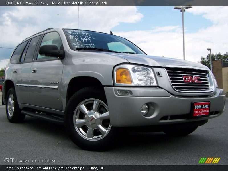 Liquid Silver Metallic / Ebony Black 2006 GMC Envoy SLE 4x4