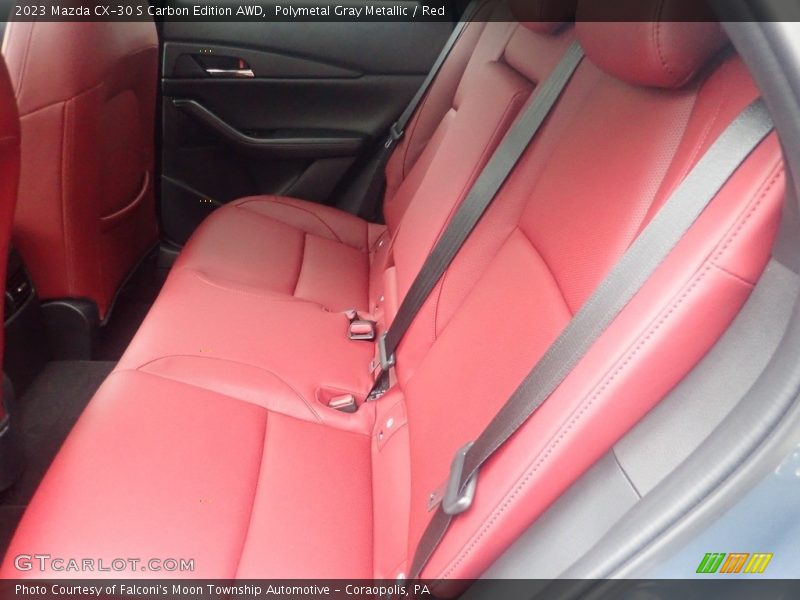 Polymetal Gray Metallic / Red 2023 Mazda CX-30 S Carbon Edition AWD