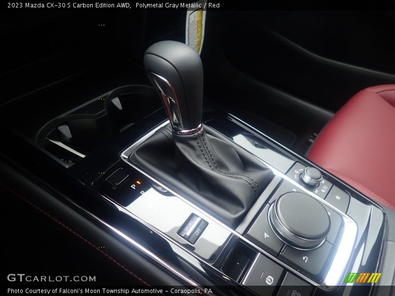 Polymetal Gray Metallic / Red 2023 Mazda CX-30 S Carbon Edition AWD