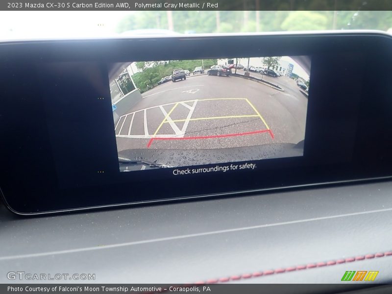 Polymetal Gray Metallic / Red 2023 Mazda CX-30 S Carbon Edition AWD