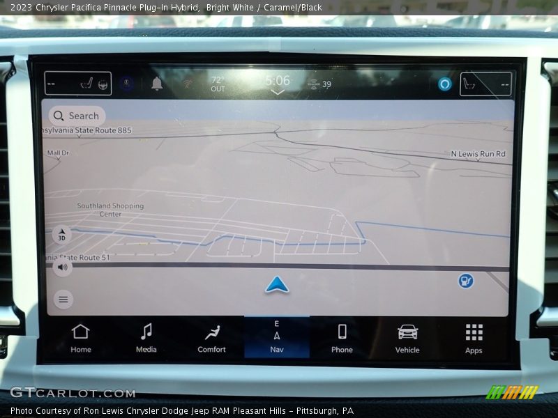 Bright White / Caramel/Black 2023 Chrysler Pacifica Pinnacle Plug-In Hybrid