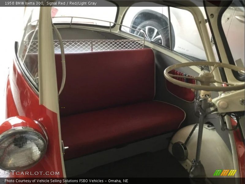 Front Seat of 1958 Isetta 300