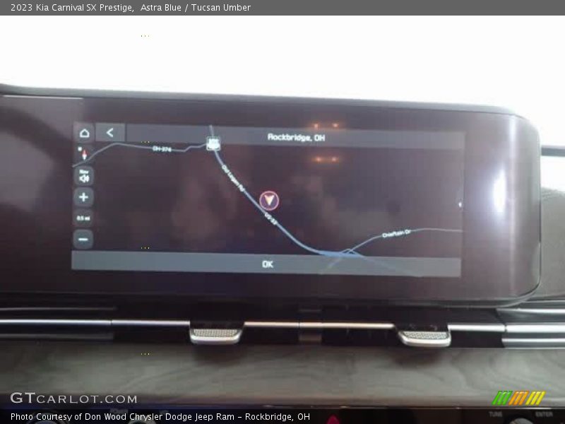 Astra Blue / Tucsan Umber 2023 Kia Carnival SX Prestige