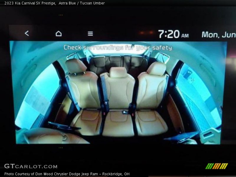 Astra Blue / Tucsan Umber 2023 Kia Carnival SX Prestige