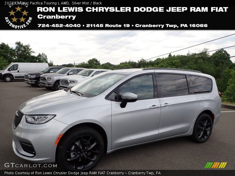 Silver Mist / Black 2023 Chrysler Pacifica Touring L AWD