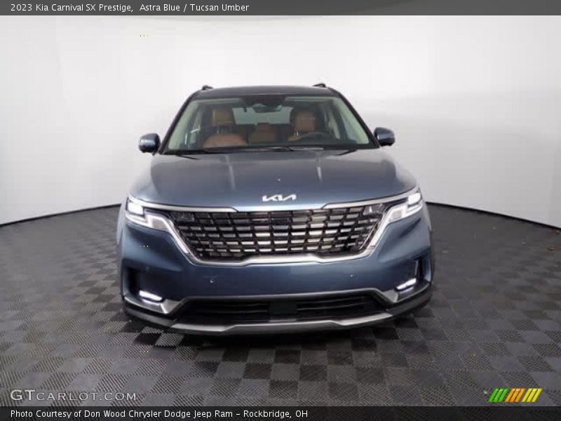 Astra Blue / Tucsan Umber 2023 Kia Carnival SX Prestige