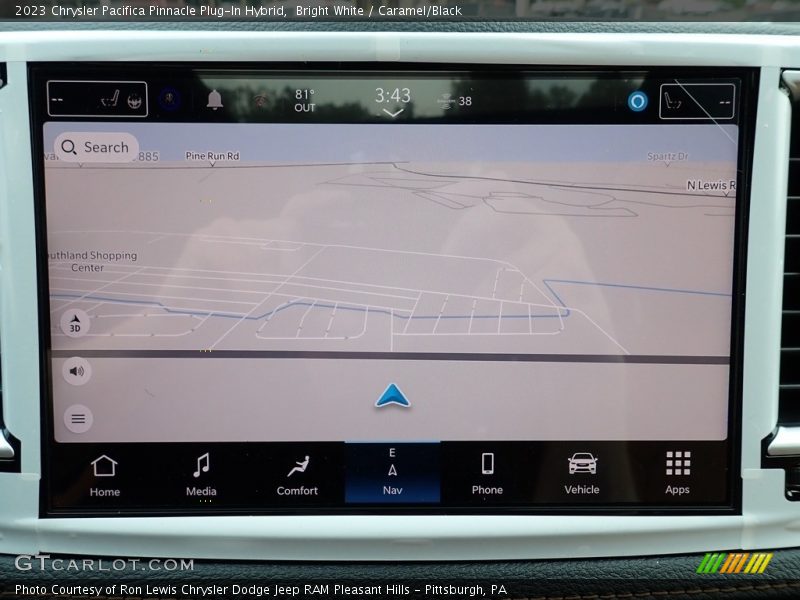 Bright White / Caramel/Black 2023 Chrysler Pacifica Pinnacle Plug-In Hybrid