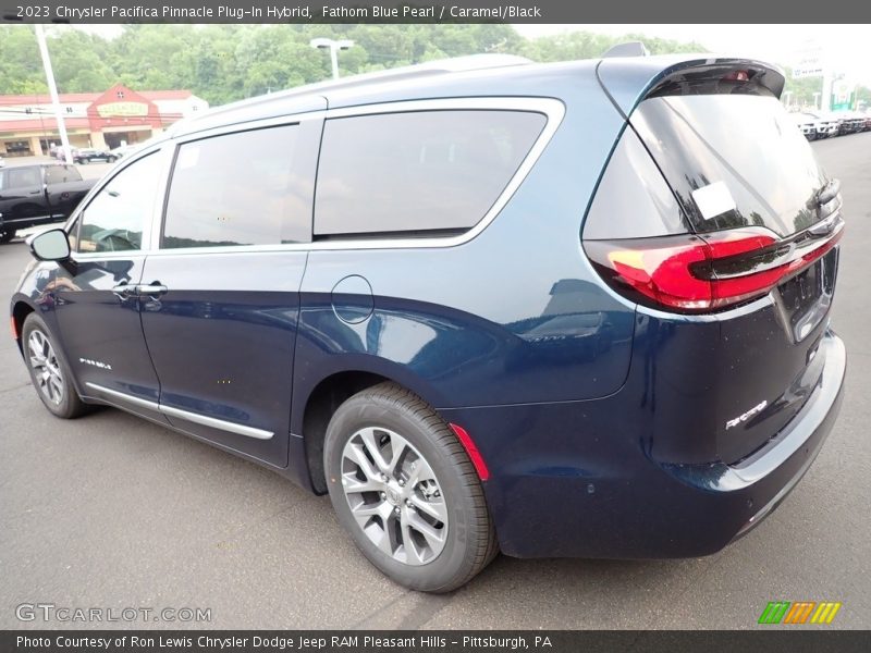 Fathom Blue Pearl / Caramel/Black 2023 Chrysler Pacifica Pinnacle Plug-In Hybrid