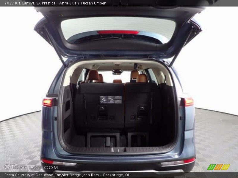 Astra Blue / Tucsan Umber 2023 Kia Carnival SX Prestige