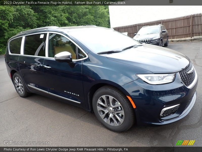 Fathom Blue Pearl / Caramel/Black 2023 Chrysler Pacifica Pinnacle Plug-In Hybrid