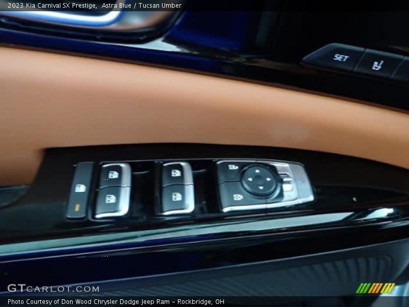 Astra Blue / Tucsan Umber 2023 Kia Carnival SX Prestige