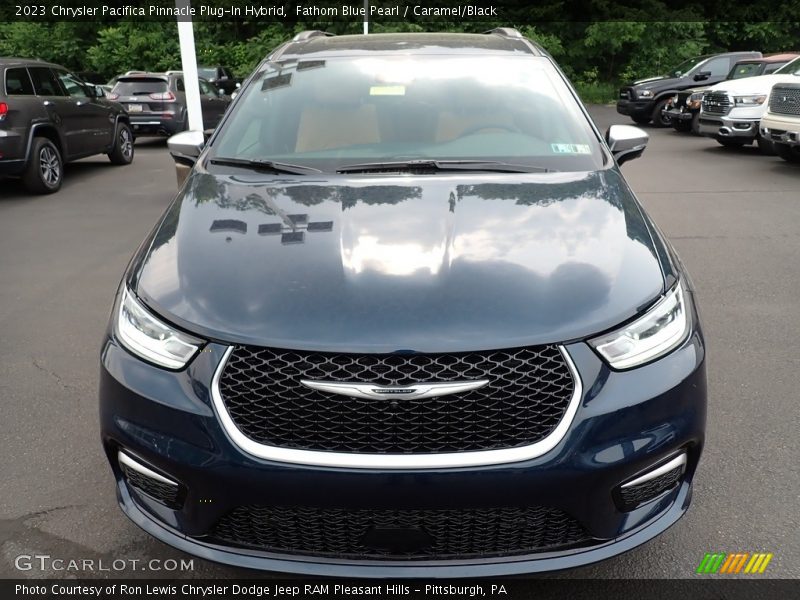 Fathom Blue Pearl / Caramel/Black 2023 Chrysler Pacifica Pinnacle Plug-In Hybrid