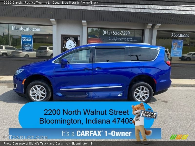 Ocean Blue Metallic / Alloy/Black 2020 Chrysler Pacifica Touring L