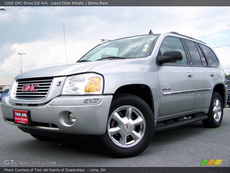 Liquid Silver Metallic / Ebony Black 2006 GMC Envoy SLE 4x4