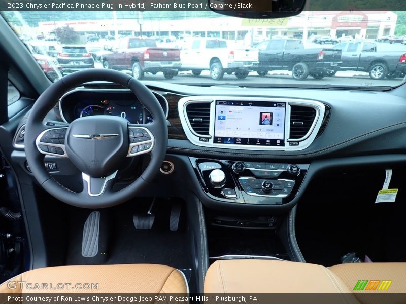 Fathom Blue Pearl / Caramel/Black 2023 Chrysler Pacifica Pinnacle Plug-In Hybrid