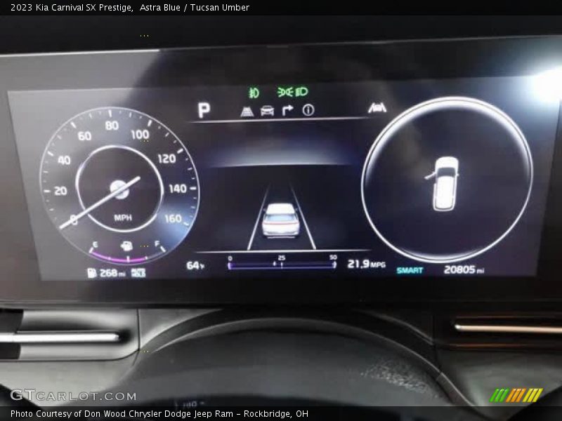 Astra Blue / Tucsan Umber 2023 Kia Carnival SX Prestige