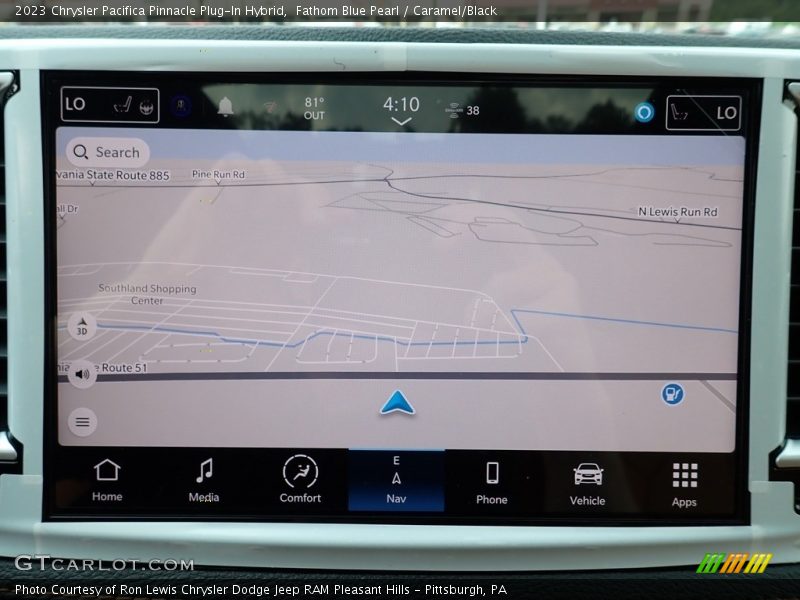 Fathom Blue Pearl / Caramel/Black 2023 Chrysler Pacifica Pinnacle Plug-In Hybrid