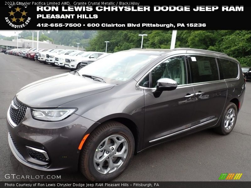 Granite Crystal Metallic / Black/Alloy 2023 Chrysler Pacifica Limited AWD