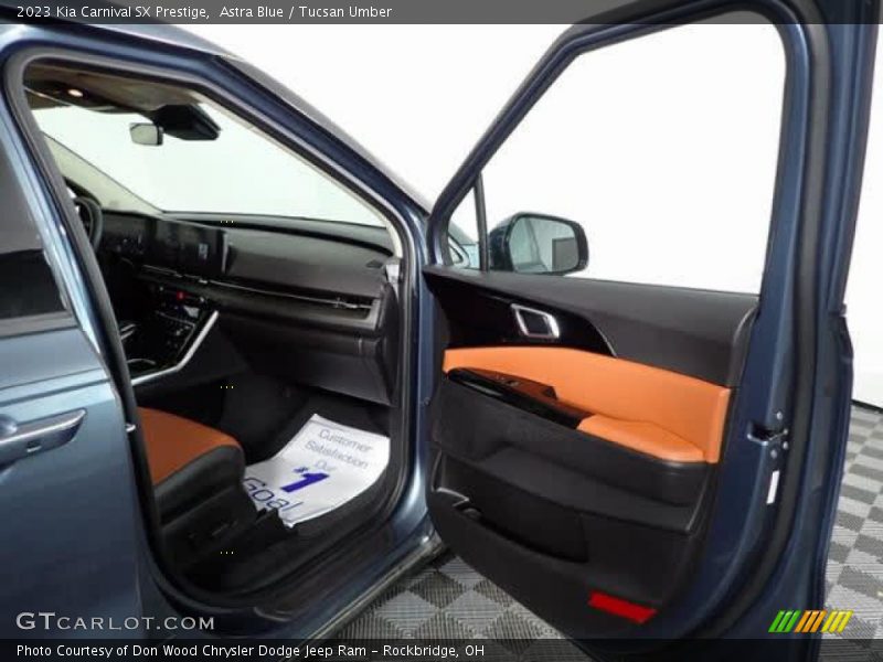 Astra Blue / Tucsan Umber 2023 Kia Carnival SX Prestige