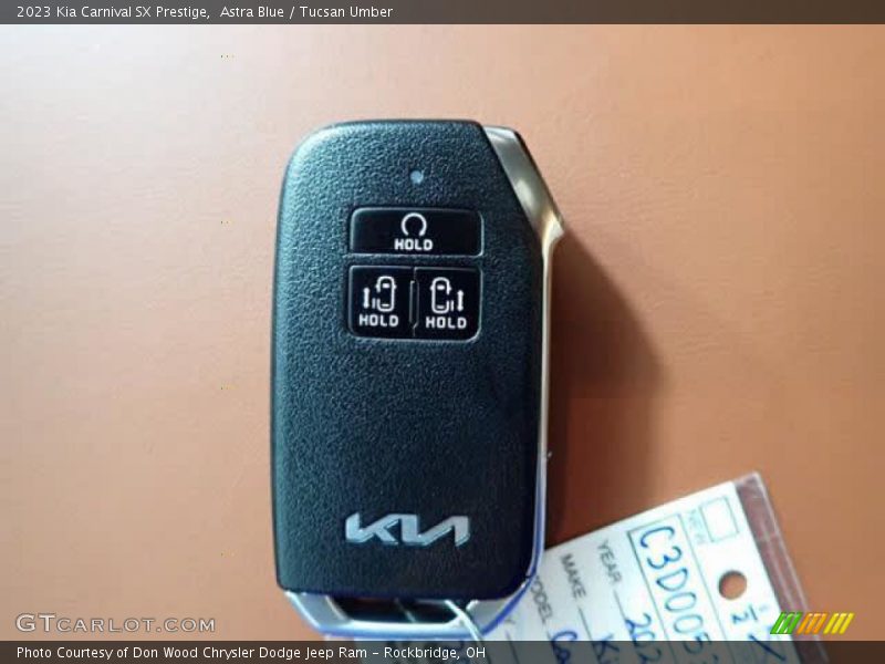 Keys of 2023 Carnival SX Prestige