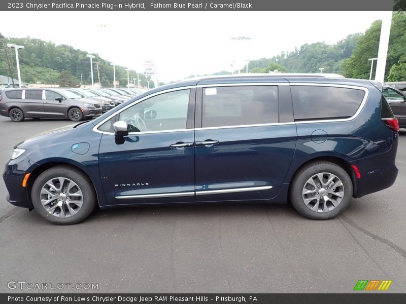  2023 Pacifica Pinnacle Plug-In Hybrid Fathom Blue Pearl