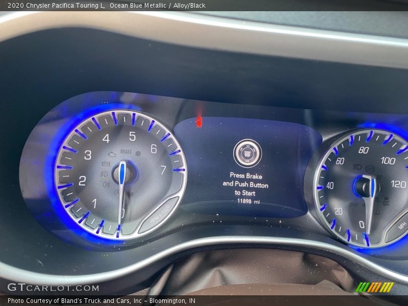 Ocean Blue Metallic / Alloy/Black 2020 Chrysler Pacifica Touring L