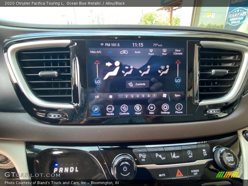 Ocean Blue Metallic / Alloy/Black 2020 Chrysler Pacifica Touring L