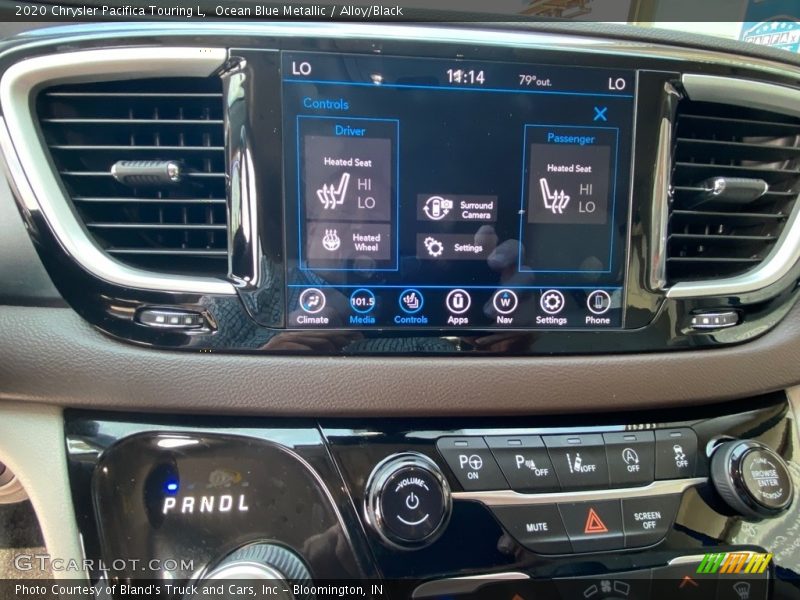 Ocean Blue Metallic / Alloy/Black 2020 Chrysler Pacifica Touring L