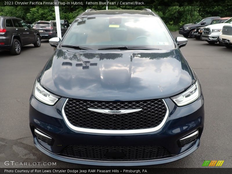 Fathom Blue Pearl / Caramel/Black 2023 Chrysler Pacifica Pinnacle Plug-In Hybrid