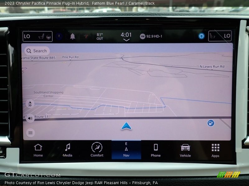Fathom Blue Pearl / Caramel/Black 2023 Chrysler Pacifica Pinnacle Plug-In Hybrid
