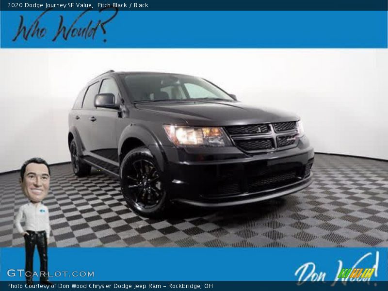 Pitch Black / Black 2020 Dodge Journey SE Value