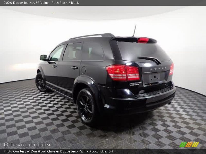 Pitch Black / Black 2020 Dodge Journey SE Value