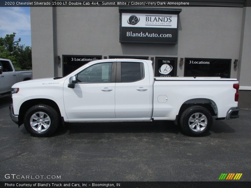 Summit White / Gideon/­Very Dark Atmosphere 2020 Chevrolet Silverado 1500 LT Double Cab 4x4