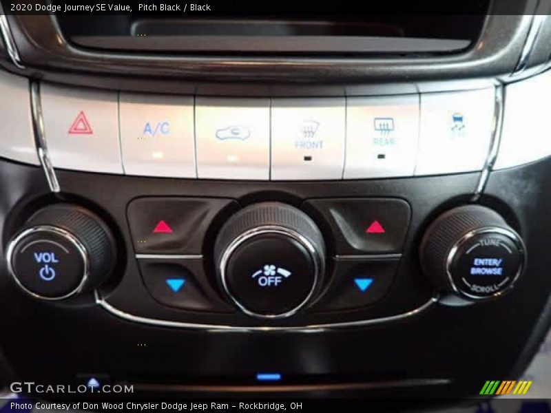 Pitch Black / Black 2020 Dodge Journey SE Value