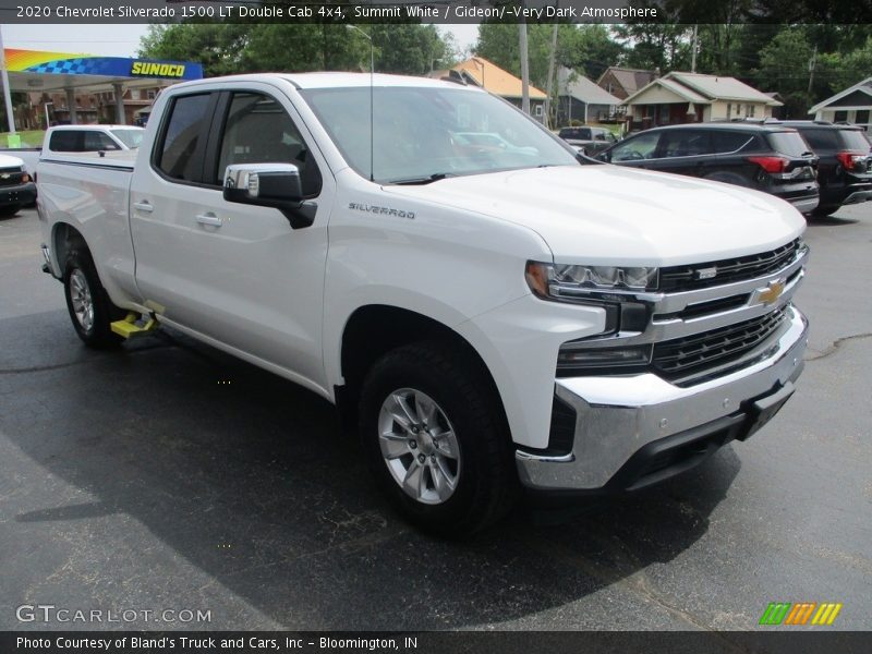 Summit White / Gideon/­Very Dark Atmosphere 2020 Chevrolet Silverado 1500 LT Double Cab 4x4
