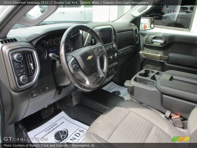 Summit White / Gideon/­Very Dark Atmosphere 2020 Chevrolet Silverado 1500 LT Double Cab 4x4
