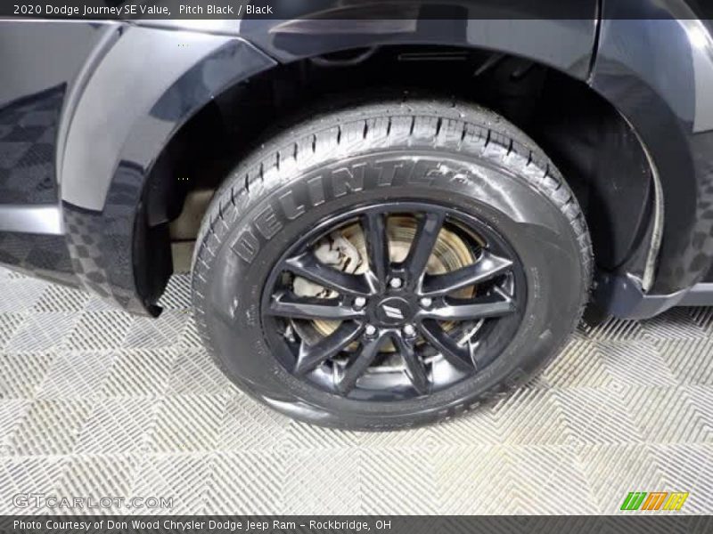 Pitch Black / Black 2020 Dodge Journey SE Value