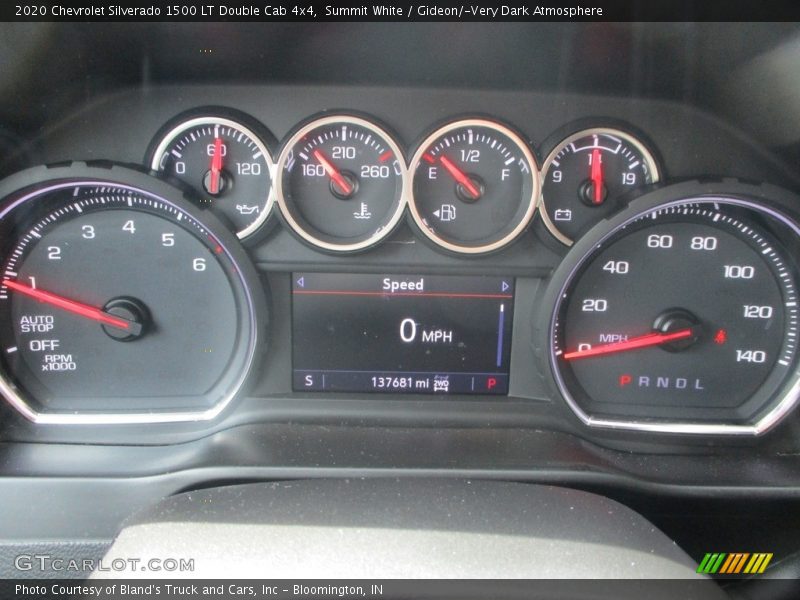 Summit White / Gideon/­Very Dark Atmosphere 2020 Chevrolet Silverado 1500 LT Double Cab 4x4
