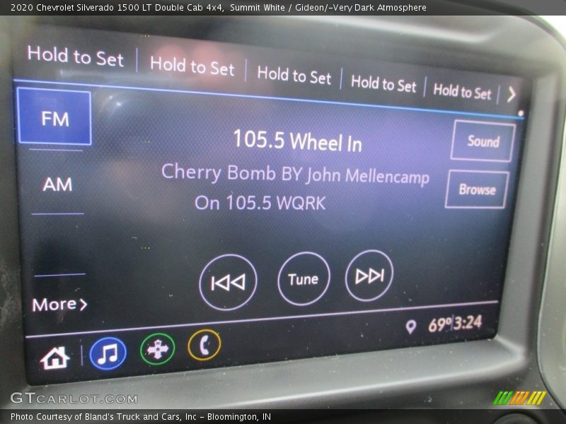 Summit White / Gideon/­Very Dark Atmosphere 2020 Chevrolet Silverado 1500 LT Double Cab 4x4