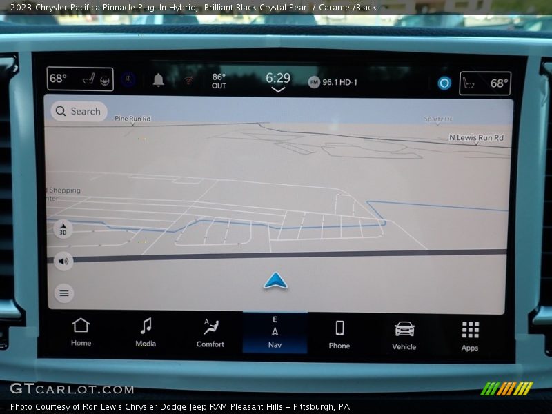 Brilliant Black Crystal Pearl / Caramel/Black 2023 Chrysler Pacifica Pinnacle Plug-In Hybrid