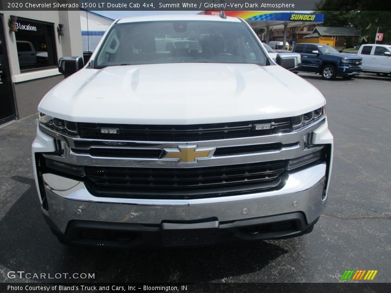 Summit White / Gideon/­Very Dark Atmosphere 2020 Chevrolet Silverado 1500 LT Double Cab 4x4