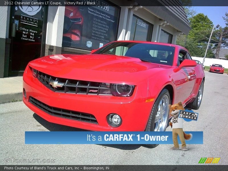 Victory Red / Black 2012 Chevrolet Camaro LT Coupe