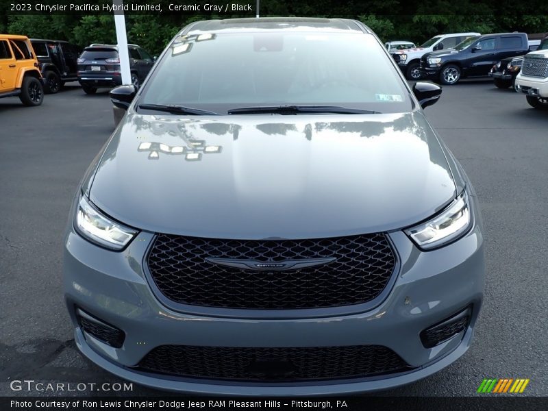 Ceramic Gray / Black 2023 Chrysler Pacifica Hybrid Limited